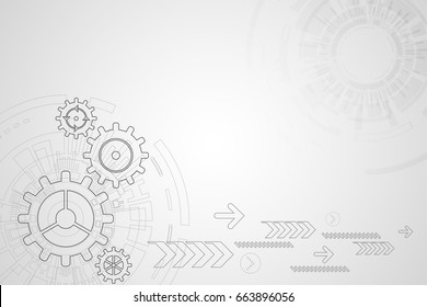 Six gears stock vector. Illustration of background, watch - 53289595