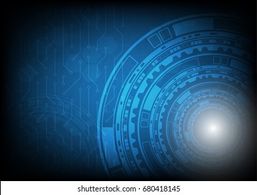 Vector abstract background, technology concept