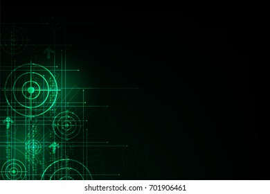 Vector abstract background technology concept.