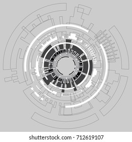 Vector abstract background technology concept.