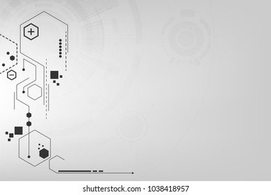 Vector abstract background technology design.