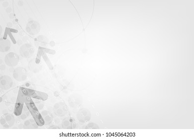 Vector abstract background technology digital concept.