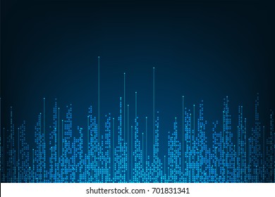 Vector abstract background technology digital design.