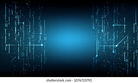 vector abstract background technology illustration communication data security