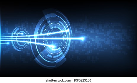 vector abstract background technology illustration communication data security