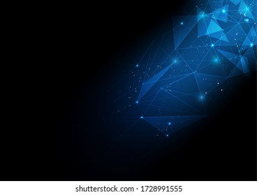 vector abstract background technology illustration communication data security