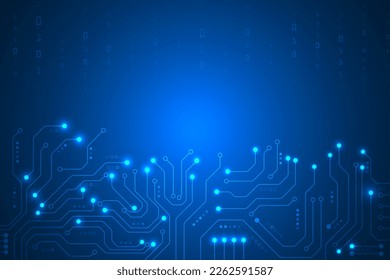 seguridad de datos de comunicación de ilustraciones de tecnología de fondo abstracto vectorial. abstracto de tecnología de circuito futurista digital de alta tecnología.