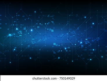 vector abstract background technology illustration communication data security
