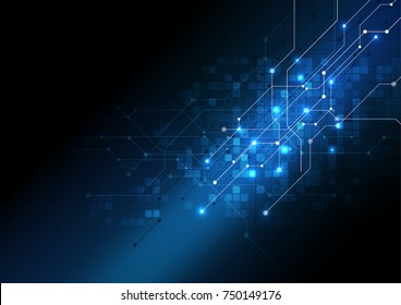 vector abstract background technology illustration communication data security