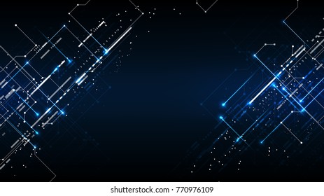 vector abstract background technology illustration communication data security