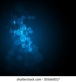 vector abstract background technology innovation concept sci fi design