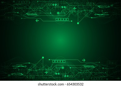 Vector abstract background technology innovation of the future.