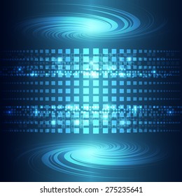 vector abstract background technology pixel, illustration