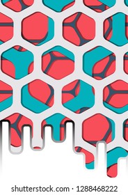 Vector Abstract Background template Simple pattern