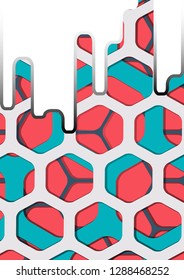 Vector Abstract Background template Simple pattern