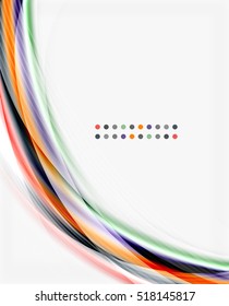 Vector abstract background template - wave