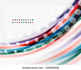 Vector abstract background template - wave