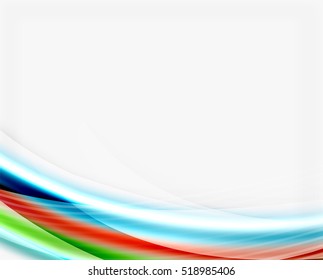 Vector abstract background template - wave