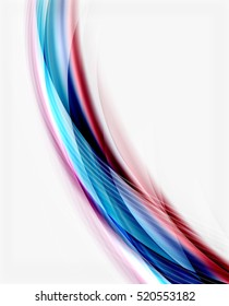 Vector abstract background template - wave