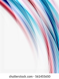 Vector abstract background template - wave