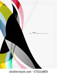 Vector abstract background. Vector template background for workflow layout, diagram, number options or web design