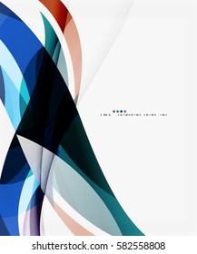 Fundo abstrato do vetor. Plano de fundo de modelo de vetor para layout de fluxo de trabalho, diagrama, opções de número ou design da Web