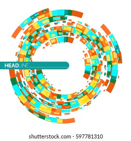 Vector abstract background for text or cover