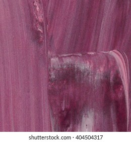 Vector abstract background texture brush stroke hand painted with acrylic paint, dark cherry violet pink cream on white.