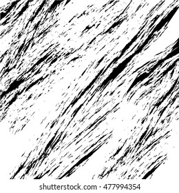 Vector abstract background texture brush stroke hand painted with acrylic paint, black and white.