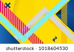 	
Vector abstract background texture design, bright poster, banner yellow background, pink and blue stripes and shapes.
