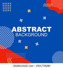  Vector abstract background texture design, bright poster, banner red and blue background vector illustration with dots and stripes