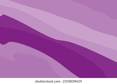 Vector abstract background texture of wavy lines in trendy soft purple shades. Summer season