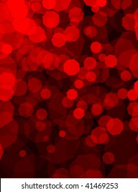 Vector. Abstract background with transparent random red cells