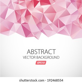 Vector abstract background - triangle
