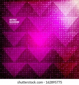 Vector abstract background. triangle and pink geometric