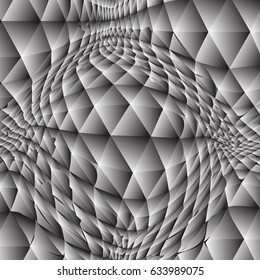 Vector abstract background from triangles.