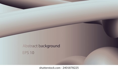 Fondo abstracto vectorial con tubo en blando panza marrón para tu libro de diseño, afiche, postal, etiqueta, pegatina, camiseta, web, impresión, etc.Color costoso gradiente hermoso