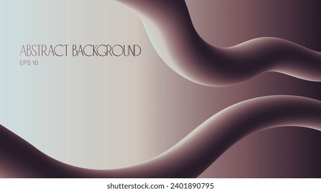 Vector abstract background with tube on soft cool brown bckgr for your design book,poster,postcard,label,sticker,t-shirt,web,print,etc.Beautiful gradient chocolate cherry color expensive color