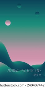 Vector abstract background with tube on soft pink-turquoise bckgr for your design book,poster,postcard,label,sticker,t-shirt,web,print,etc.Beautiful soft pastel nude ocean mood gradient
