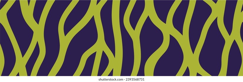 Vector abstract background. Abstract two side color background with wavy lines pattern. Vector. Wavy lines pattern. Print. Brush. Seamless.