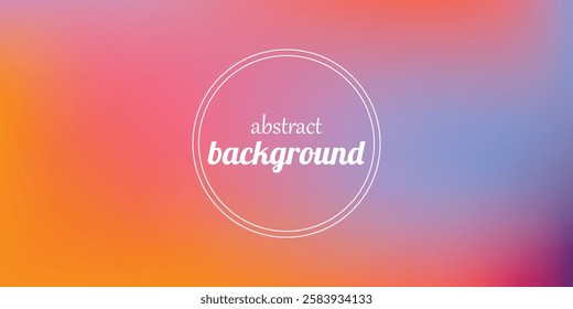 Vector abstract background. Various shades of blue, yellow and red