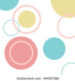 Vector abstract background. Vintage background. Circles.Eps10.