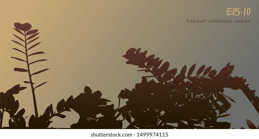 Vector abstract background. Vintage graphics. EPS-10. Design background. Designer decorative cover. Business card. Vector graphics. Creative vector background for banner and flyer