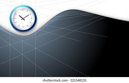 Vector abstract background with watches