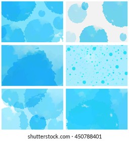Vector abstract background in watercolor style