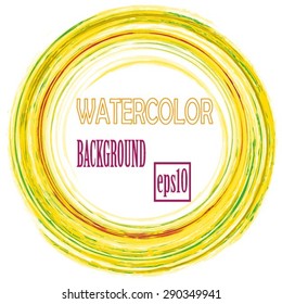 Vector abstract background. Watercolor swirling, isolated on white. Abstract banner paints. Ink swirl background pattern for banner, card, poster,  identity,web design.