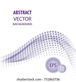 Vector abstract background with wave