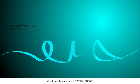 Vector abstract background with wave and line patterns. blue light abstract wallpaper vector design