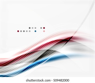 Vector abstract background wave template