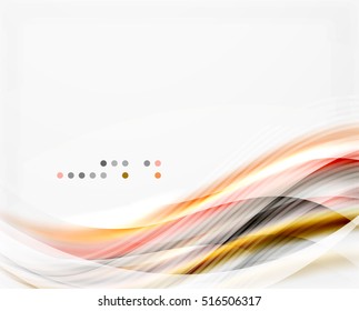 Vector abstract background wave template